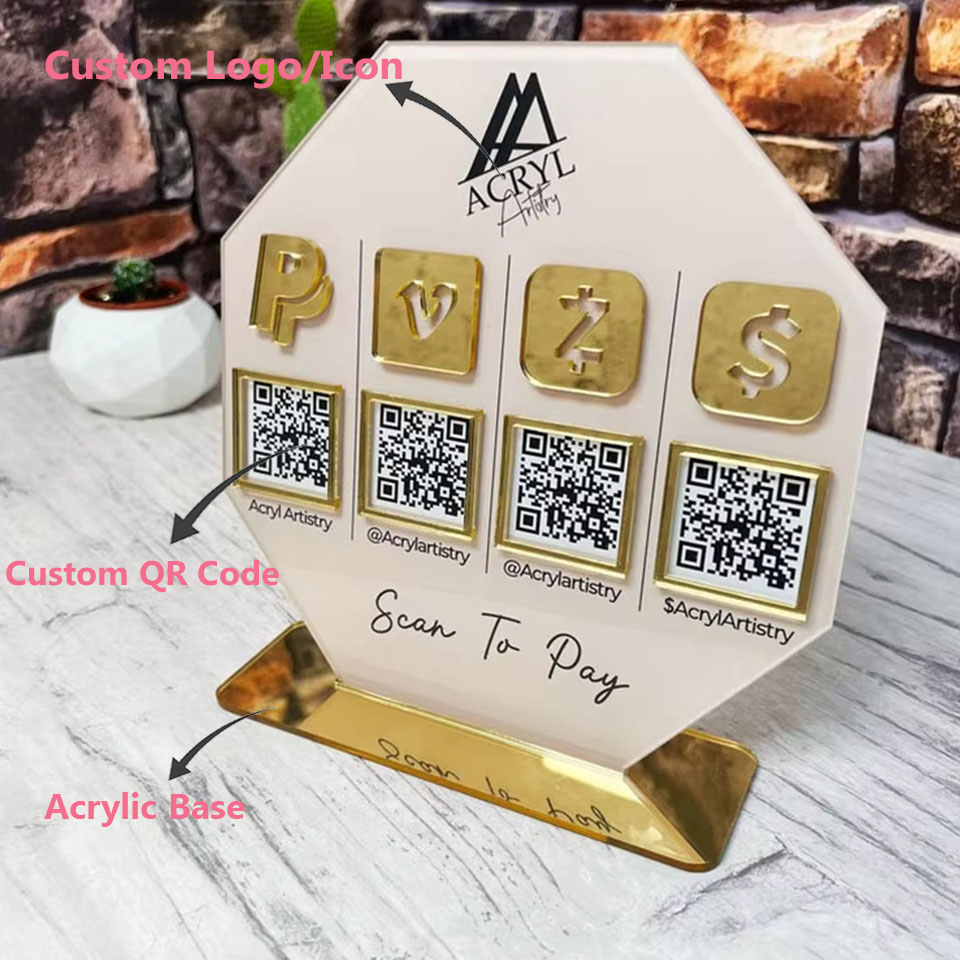 Personalized QR Code Acrylic S - مراجعة Wedding Solution وسعره