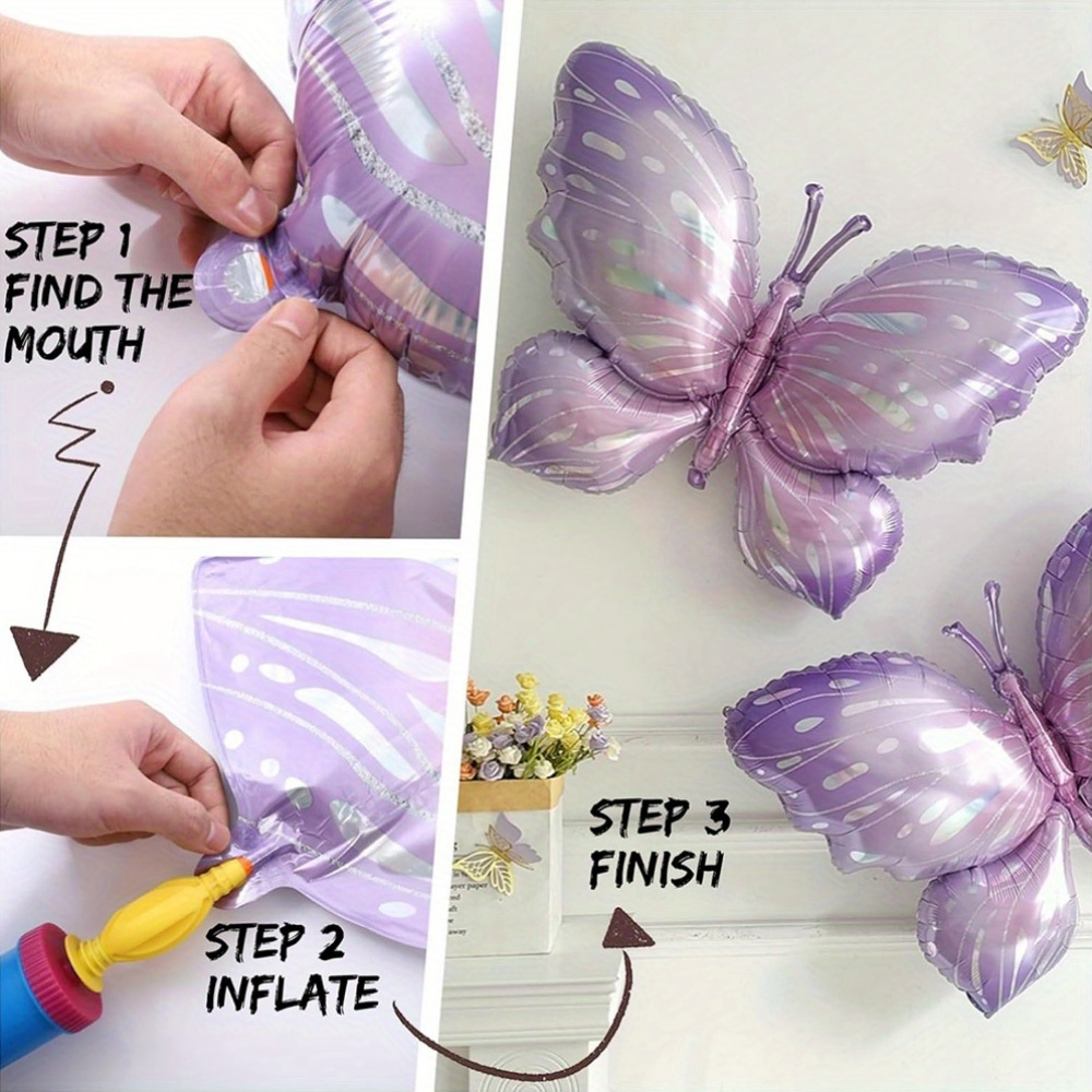 135pcs Butterfly Theme Balloon - مراجعة Wedding Day Supply Kit وسعره