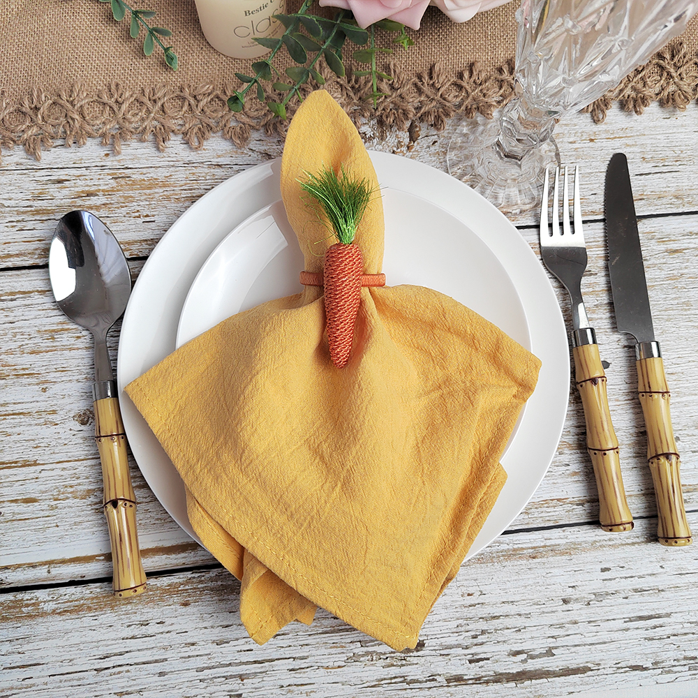 10 PCS Cloth Napkins 40x40cm C - مراجعة Wedding Supply Factory وسعره
