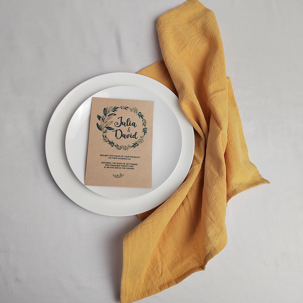 10 PCS Cloth Napkins 40x40cm C - مراجعة Wedding Supply Factory وسعره