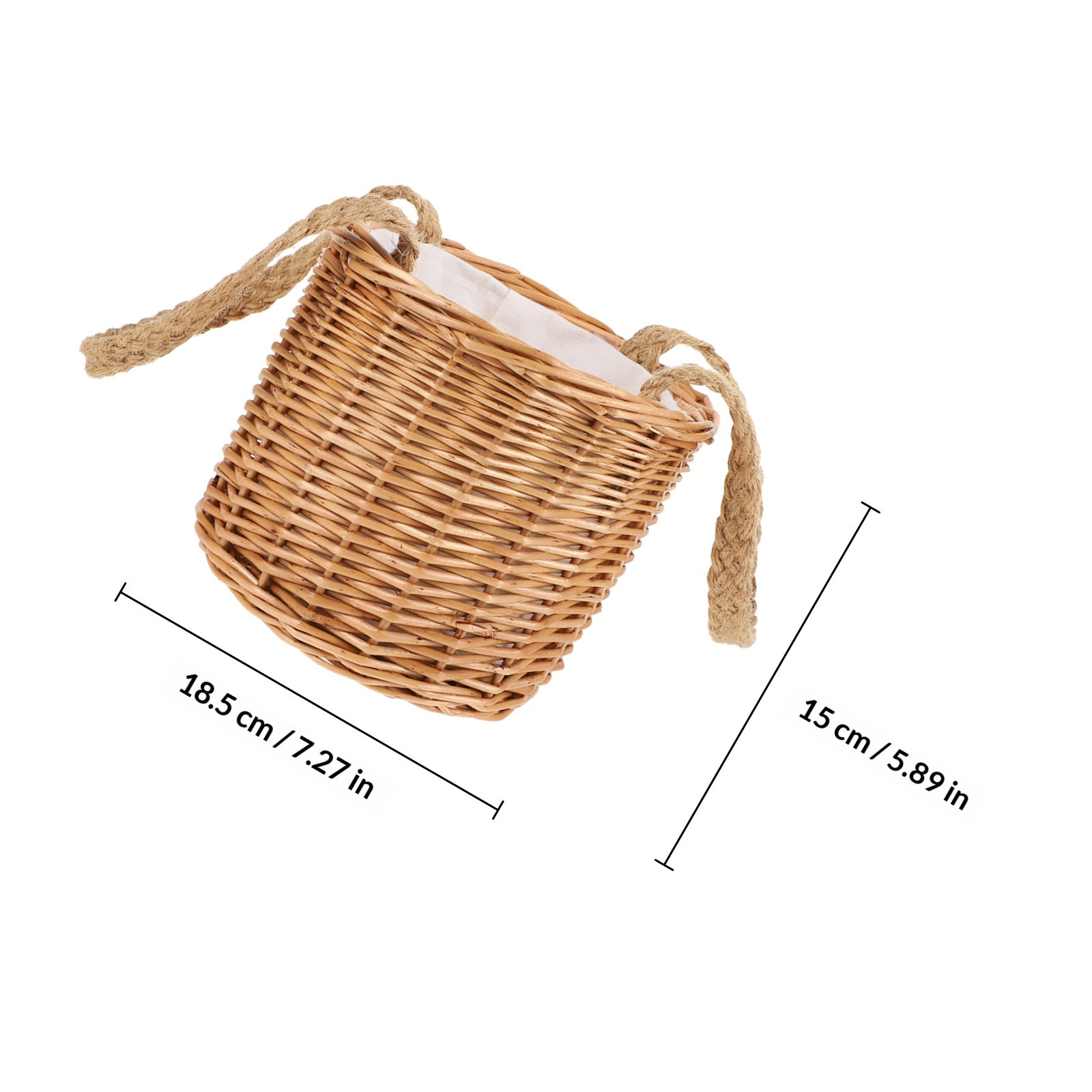 1Pcs Woven Wooden Basket Porta - مراجعة Wedding Solution وسعره