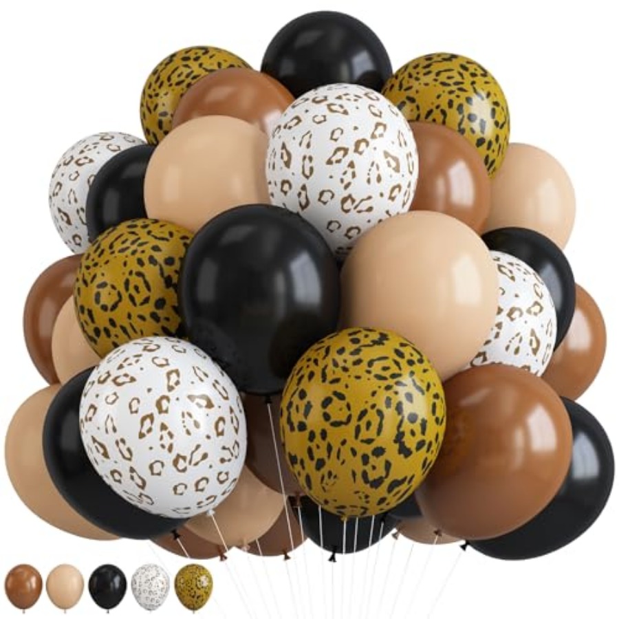 Cheetah Print Balloons Birthda - مراجعة Wedding Zoo وسعره