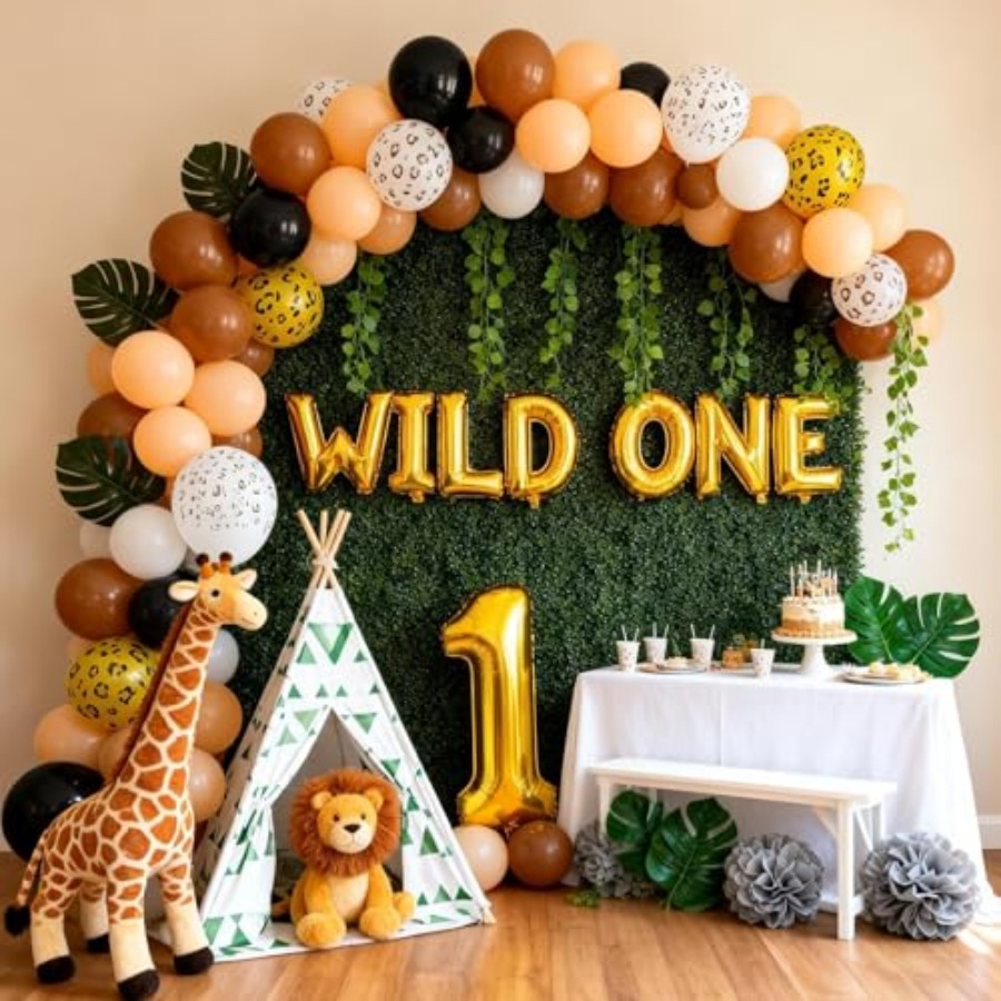 Cheetah Print Balloons Birthda - مراجعة Wedding Zoo وسعره