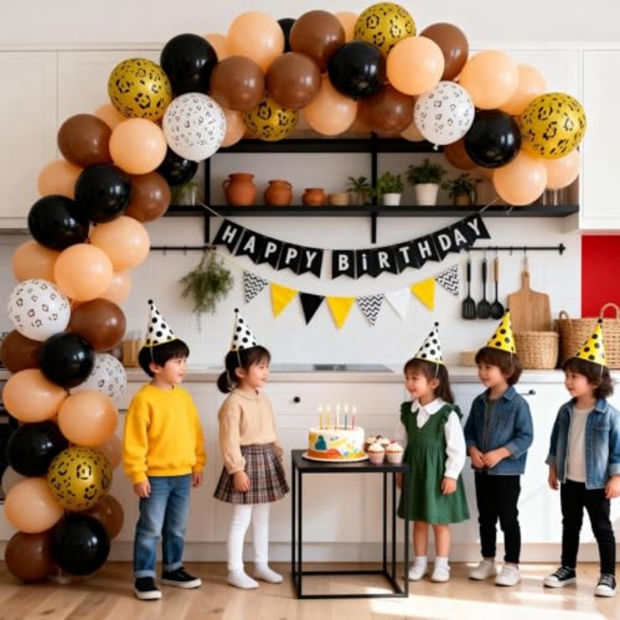 Cheetah Print Balloons Birthda - مراجعة Wedding Zoo وسعره