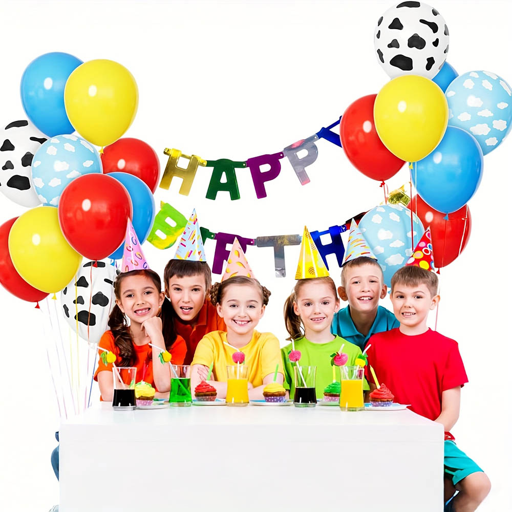 67pc Blue Yellow Red Balloon A - مراجعة Wedding Day Supply Kit وسعره