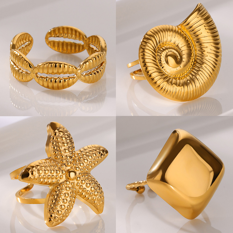 Super Conch Starfish Rings for - مراجعة Wedding Superstar وسعره